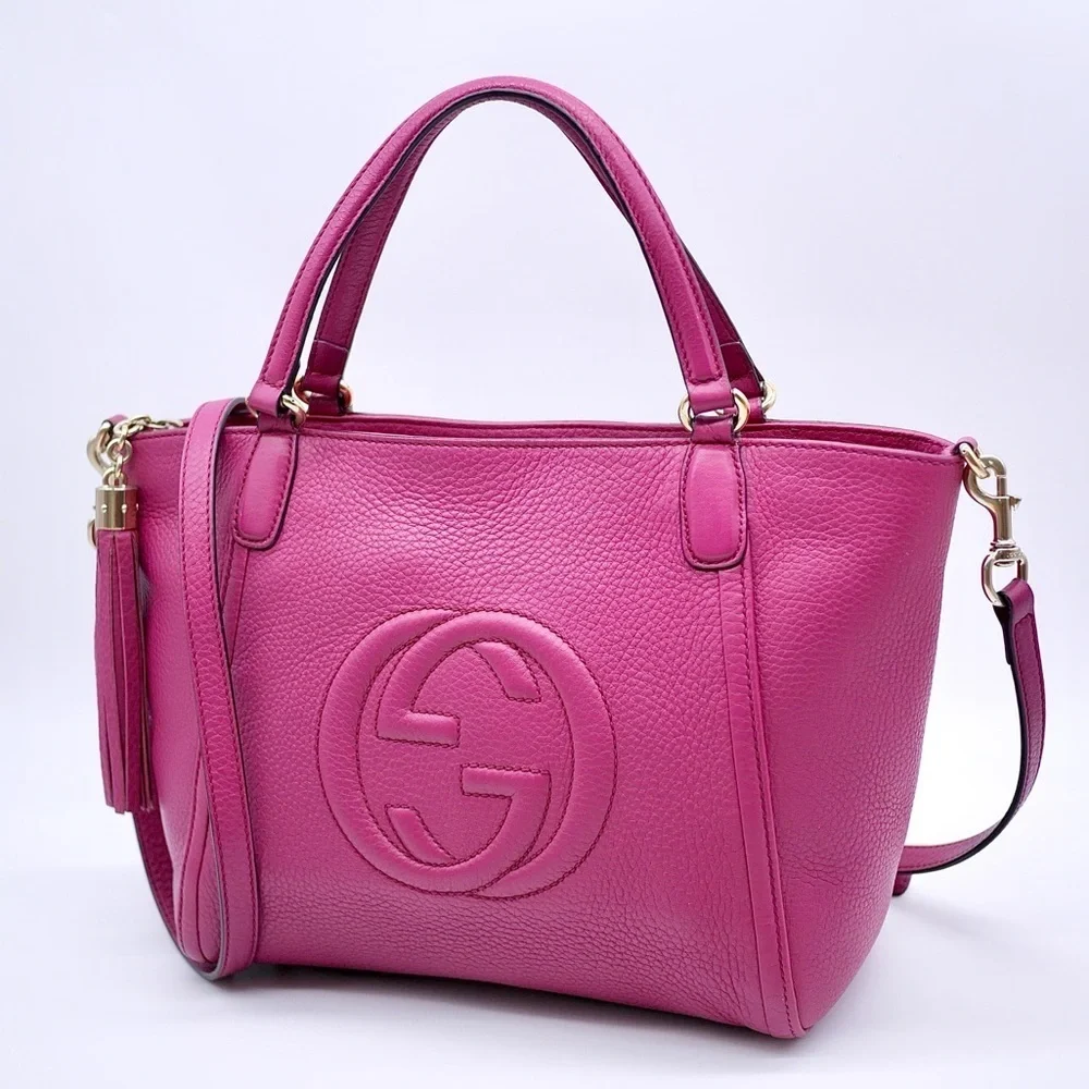 🍓GUCCI Soho Cellarius Tote Bag